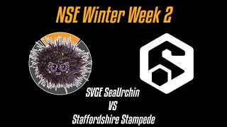 NSE Overwatch Winter  Week 2 SVGE SeaUrchins vs Staffordshire Stampede [upl. by Eillek]