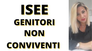 ISEE GENITORI NON CONVIVENTI  2022 [upl. by Yunick994]