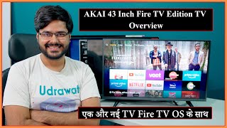 AKAI 43 Inches Fire TV Edition Full HD Smart LED TV 2020 Model Overview [upl. by Dulci]