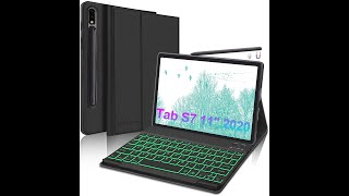 IVEOPPE Keyboard Case For Samsung Galaxy Tab S7 As Good As Samsungs Keyboard Case [upl. by Culliton]