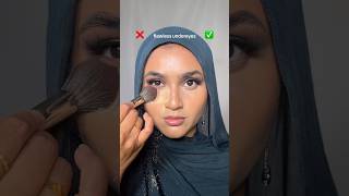 setting powder under eye tutorial settingpowder lauramercier makeuptutorial [upl. by Bray508]