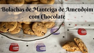 Faz tu DIY  Receita  Bolachas de Manteiga de Amendoim e Chocolate [upl. by Barris]