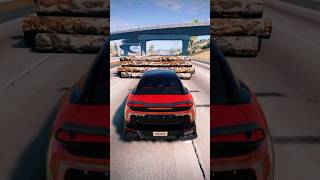 Cars Vs woods  Crash Test  Gameplay shorts beamngdrive crash [upl. by Edals]