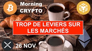 🚨 26 NOV 2024☀️☕️🥐TROP DE LEVIERS SUR LES MARCHÉS SAINE PRISE DE BENEFICES AVANT DALLER PLUS HAUT [upl. by Llien801]