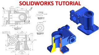 SolidWorks Tutorial 77  3D Modeling Valve Body Designer [upl. by Clarisa315]