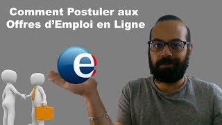 Comment Postuler aux Offres dEmploi en Ligne [upl. by Eggleston781]