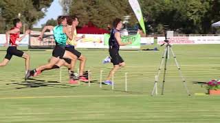 Sam Loxton 24 February 2024 120m U18 boys Final [upl. by Chappy]