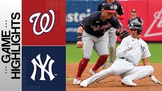 Nationals vs Yankees Game Highlights 82423  MLB Highlights [upl. by Narf]