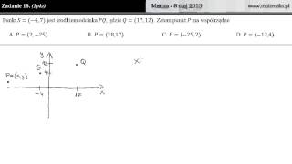 Zadanie 18  Matura 8 maja 2013 [upl. by Annovy]