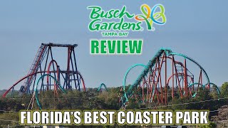 Busch Gardens Tampa Review Hybrid Amusement amp Animal Park  Floridas Best Coaster Park [upl. by Shoifet868]