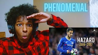 American React Discovering Eden Hazards Insane Soccer Talents [upl. by Jaymee]