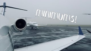 4K  Pilots View  Breaking Out at Minimums at Nantucket [upl. by Rehpotsirahc]