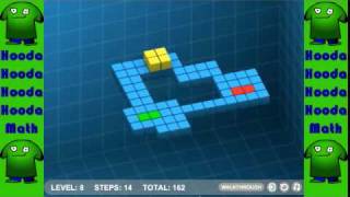 DuBlox Walkthrough Levels 610  HoodaMathcom [upl. by Piks]