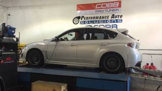 2011 WRX E85 Tune 349 awhp  366 ftlbs  19psi [upl. by Aisile678]