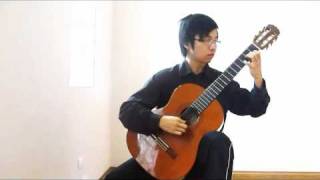 Dang Truong Giang plays Waltz in A minor Op Posth by Frederic Chopin Classic Guitar [upl. by Haraz]