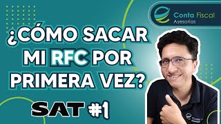 1 ►🔥¿CÓMO SACAR MI RFC POR PRIMERA VEZ🔥SAT🔥 [upl. by Eikcin]