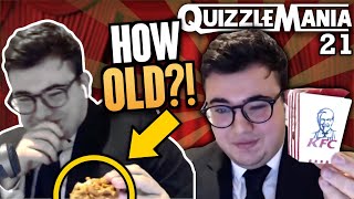 Louis Dangoor Eats His FIRST KFC But HOW OLD Is It QuizzleMania 21 Compilation [upl. by Kcam]