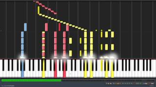 The Dance Of Eternity  Dream Theater  Synthesia Transcription [upl. by Major]