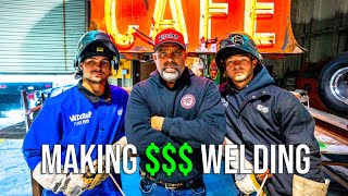 Making 1000s With A Welder at 20 Years Old  Why You Need To Get Into Welding [upl. by Yerkovich]