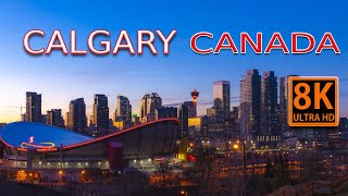 CALGARY🇨🇦 in 8K ULTRA HD HDR 60 FPS Video by Drone [upl. by Marius]