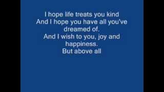 Whitney Houston  I Will Always Love You lyrics [upl. by Hairam]