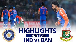 IND vs BAN 2nd T20I Highlights DELHI T20I India vs Bangladesh  RINKUNitish  Match Highlights [upl. by Earissed602]