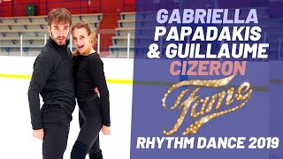 Gabriella Papadakis amp Guillaume Cizeron Fame Rhythm Dance 201920 [upl. by Nester460]