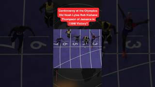 Noah Lyles’ Olympic 100M Win Sparks Controversy noahlyes [upl. by Seluj]