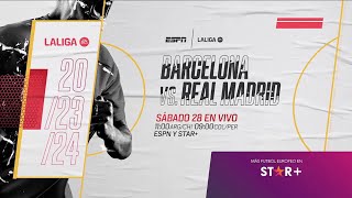 Barcelona VS Real Madrid  LA LIGA 20232024  Fecha 11  ESPN PROMO [upl. by Haiasi]