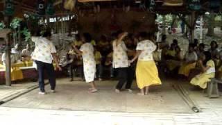 Tinikling performed by Loboc River Dancers in Bohol [upl. by Janina]