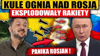 KULE OGNIA NAD ROSJĄ  EKSPLODOWAŁY RAKIETY [upl. by Aeynod]