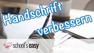 Handschrift verbessern  So wird sie schöner [upl. by Hgielsel135]