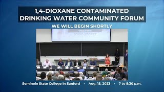 Orlando Sentinel forum on 14dioxane in Seminole County water [upl. by Wershba]