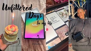 Unfiltered days Ep 003 IPad unbox one year anniversary birthday celebration… [upl. by Anauqcaj]