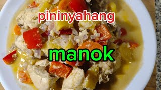 pininyahang manok [upl. by Brockwell]