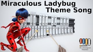 MIRACULOUS LADYBUG  Theme Song💗🎺on the Glockenspiel BELLs 🎧 [upl. by Anawed369]