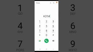 How to hide caller id on android phones shorts [upl. by Callahan]