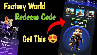 Hamster Combat 28 September Factory World Redeem Code amp Get 4 Diamonds 😍 [upl. by Kellsie711]