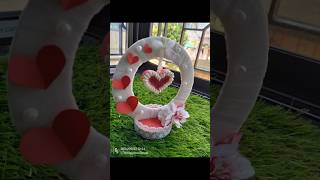 DIY HangingHeart Craft ❤️ ValentinesdayBirthday gift ideas for loveoneshortsviralyoutubeshorts [upl. by Ynnus]