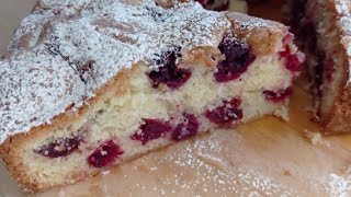 The best homemade cherry pie recipe  Very tasty and quick cherry pie for tea [upl. by Inatsed]