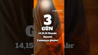 Hacı Ramil 141516 Noyabr Əyyami Fatimiyyə Günləri haciramil hacisahin [upl. by Nnyroc]