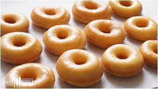 Melt In Your Mouth Glazed Donuts Recipe  How to make the BEST Yeast Donuts   Homemade Donuts [upl. by Atiuqiram]