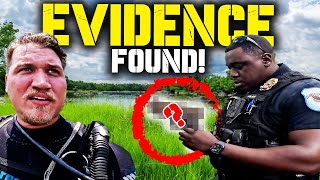 Cops Show Up After Finding Criminal Evidence Scuba Diving [upl. by Leaj]