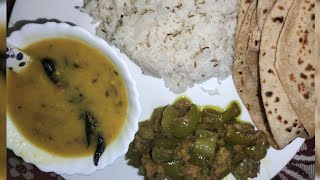 🤤Dal Fry jeera rice dabbu Mirchi keema recipe ll cook with alisha 🧑‍🍳 [upl. by Netsrik]