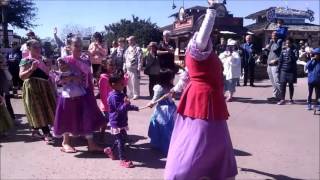 Princess Celebration Parade in Disney Springs [upl. by Ellerred2]