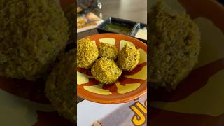 BEST FALAFEL Abu Dhabi🧆🔥❤️falafeluaefoodabudhabidubaiuaelifeyummystreetfoodmukbangeatv [upl. by Neelrahs]