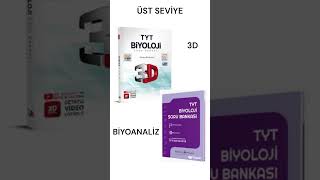 TYT BİYOLOJİ KAYNAK ÖNERİLERİ kaynakönerisi yks tyt kaynakönerisi biyoloji shorts [upl. by Ellehsor875]