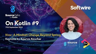 Ktor A Mindset Change Beyond Spring  Apurva Akochar On Kotlin 9 Keynote Presentation [upl. by Yeh]