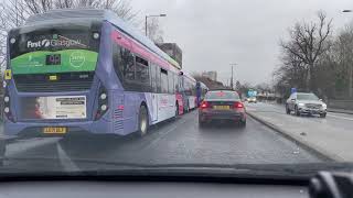 Driving in Glasgow  Paisley Road West  December 2021 [upl. by Algar659]