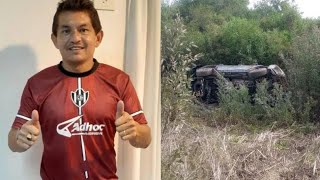 El grave accidente del quotPulgaquot Rodríguez chocó con su camioneta y fue derivado a terapia intensiva [upl. by Salita]